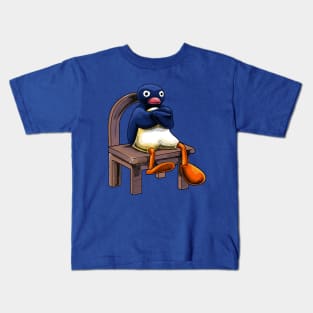 Angry Penguin Meme Kids T-Shirt